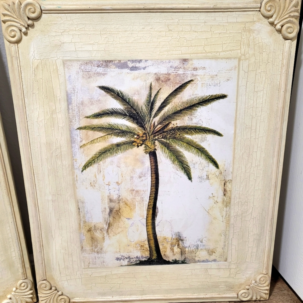 2 Bombay Company Palm Tree Decor